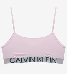 Бюстгальтер розового цвета с мягкими чашками Calvin Klein
