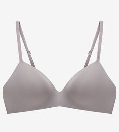 Бюстгальтер серого цвета без косточек Calvin Klein