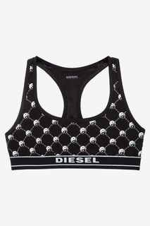 Хлопковый бюстгальтер с принтом Diesel