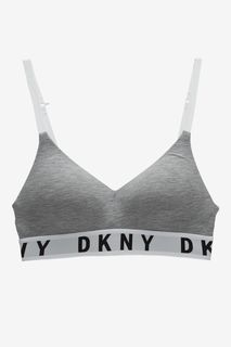 Серый бюстгальтер без косточек Dkny