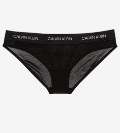 Черные трусы-слипы из хлопка Statement 1981 Calvin Klein