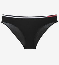 Трусы-слипы черного цвета Tommy Hilfiger