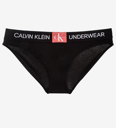 Трусы-слипы из хлопка с логотипом бренда Calvin Klein