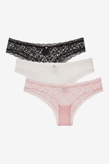 Комплект из трех трусов-бразилиана Guess