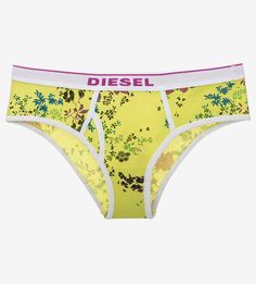 Хлопковые трусы-шорты с цветочным принтом Diesel