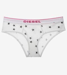 Хлопковые трусы-шорты с принтом Diesel