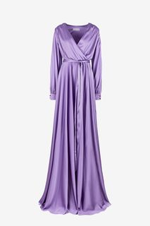 Длинное сиреневое платье в вечернем стиле Alisia HIT
