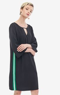 Черное платье с рукавами 3/4 Kocca