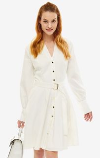 Белое платье-рубашка из хлопка Marciano Guess
