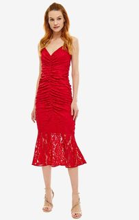 Красное кружевное платье Marciano Guess