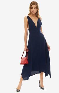 Платье средней длины из вискозы Armani Exchange