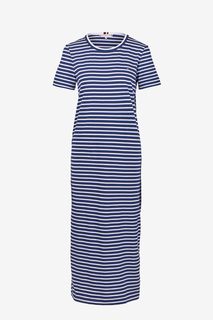 Платье-футболка из хлопка в полоску Tommy Hilfiger