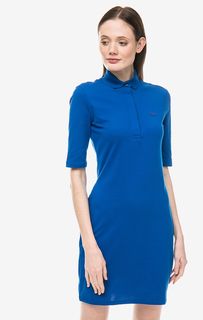 Короткое трикотажное платье с короткими рукавами Lacoste