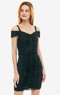 Короткое вечернее платье черного цвета Guess