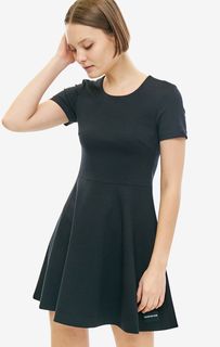 Трикотажное платье с расклешенной юбкой Calvin Klein Jeans