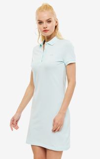 Платье из хлопка с отложным воротничком Lacoste