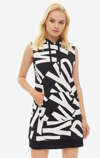 Платье в спортивном стиле с капюшоном Dkny