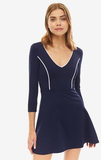 Короткое платье синего цвета Armani Exchange
