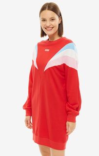 Короткое платье-свитшот красного цвета Levis®