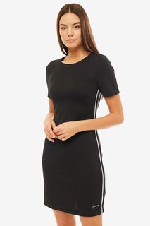 Черное трикотажное платье Calvin Klein Jeans