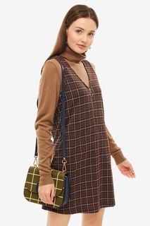 Трикотажное платье-сарафан в клетку Vero Moda