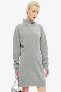 Короткое шерстяное платье-свитер Pinko