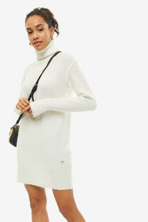 Короткое трикотажное платье-свитер Guess