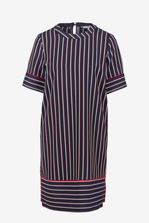 Короткое платье свободного кроя в полоску Tommy Hilfiger