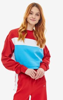 Укороченный свитшот из хлопка Calvin Klein Performance