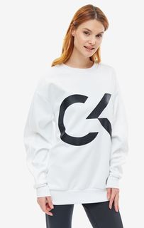 Свитшот оверсайз с логотипом бренда Calvin Klein Performance