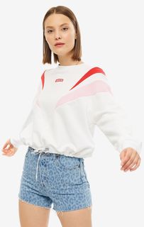 Белый свитшот с логотипом бренда Levis®
