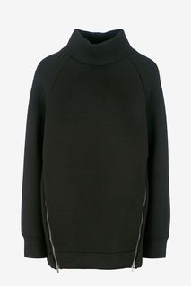 Черный свитшот оверсайз из вискозы Urban Tiger