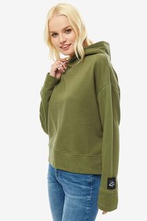 Толстовка из хлопка цвета хаки Pepe Jeans