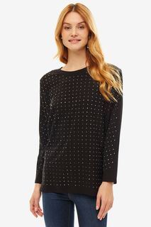 Футболка свободного кроя с декоративной отделкой Liu Jo