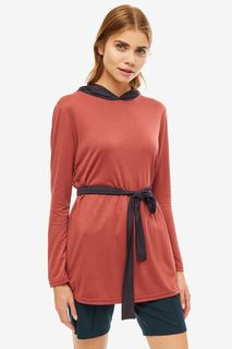 Футболка из вискозы с капюшоном UNU Clothing