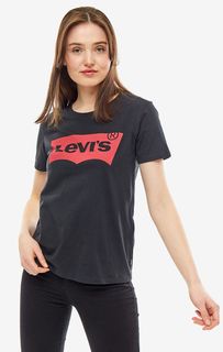 Хлопковая футболка с логотипом бренда Levis®