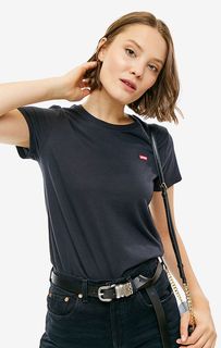 Хлопковая футболка черного цвета Levis®