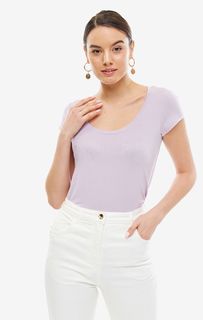 Футболка из вискозы с декором Patrizia Pepe