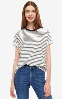 Хлопковая футболка в полоску Lee
