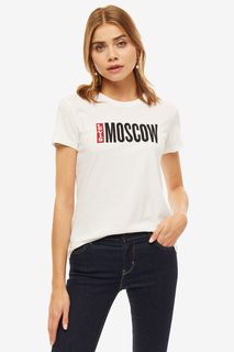 Белая хлопковая футболка с короткими рукавами Levis®