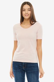 Розовая хлопковая футболка S.Oliver