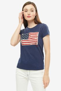 Хлопковая футболка с нашивкой Polo Ralph Lauren
