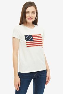 Хлопковая футболка с нашивкой Polo Ralph Lauren