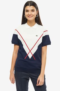 Хлопковая футболка поло Lacoste