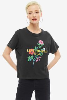 Хлопковая футболка с принтом Levis®