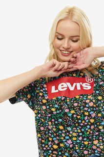 Хлопковая футболка с цветочным принтом Levis®