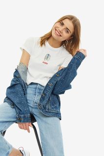 Белая хлопковая футболка с принтом Star Wars™ х Levis®