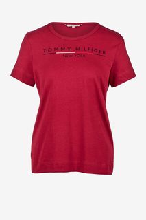 Хлопковая футболка с короткими рукавами Tommy Hilfiger