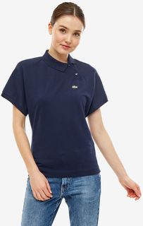 Хлопковая футболка поло оригинального кроя Lacoste