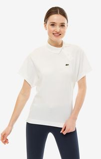 Хлопковая футболка поло оригинального кроя Lacoste